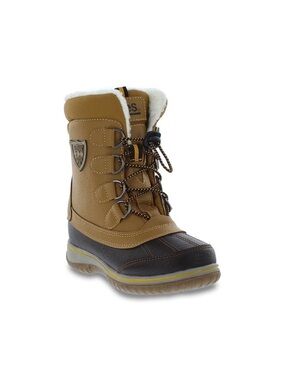 totes Kids Brown and Dark Brown Insulated Winter Boot